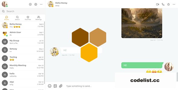 Clover v2.9.0 - Real-Time Messaging, Audio &amp; Video Conferencing Web App - Node.js, React, WebRTC, Socket.IO