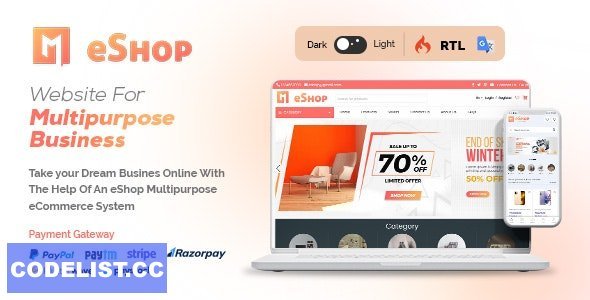 eShop Web v2.0.8 - Multi Vendor eCommerce Marketplace / CMS - nulled
