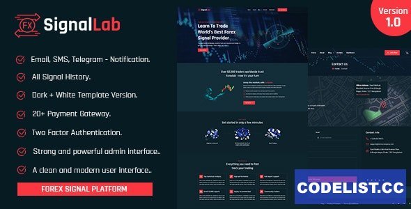 SignalLab v1.2 - Forex And Crypto Trading Signal Platform - nulled
