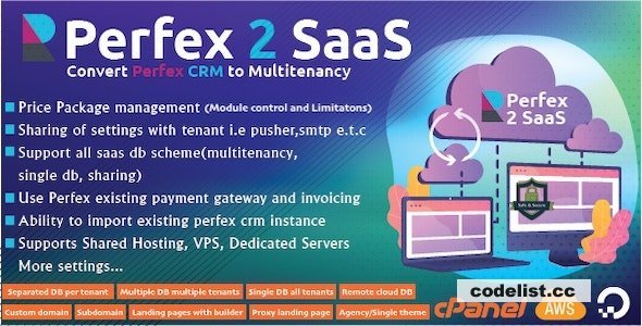 Perfex CRM SaaS Module v0.1.2 - Transform Your Perfex CRM into a Powerful Multi-Tenancy Solution