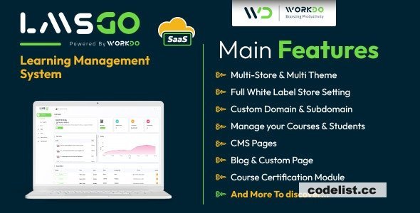 LMSGo SaaS v3.9 - Learning Management System - nulled