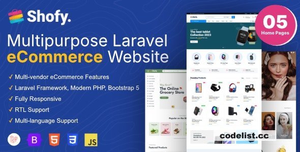 Shofy v1.1.6 - eCommerce & Multivendor Marketplace Laravel Platform - nulled