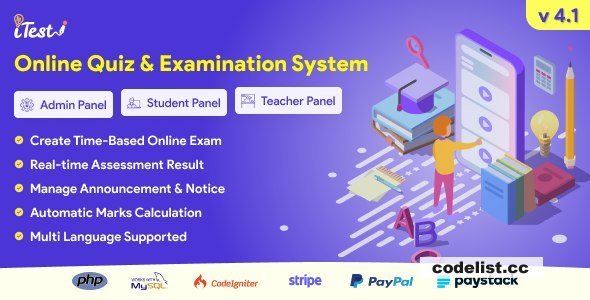 iTest v4.1 - Online Quiz &amp; Examination System