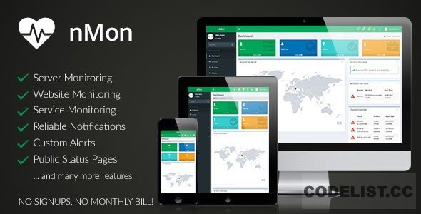 nMon v1.10 - Website, Service &amp; Server Monitoring