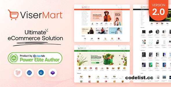 ViserMart v2.0 - Ecommerce Shopping Platform - nulled