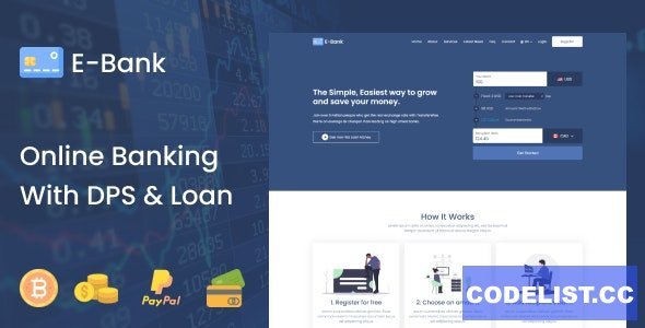 E-Bank v1.2 - Complete Online Banking System With DPS &amp; Loan