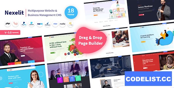 Nexelit v3.1.3 - Multipurpose Website & Business Management System CMS - nulled