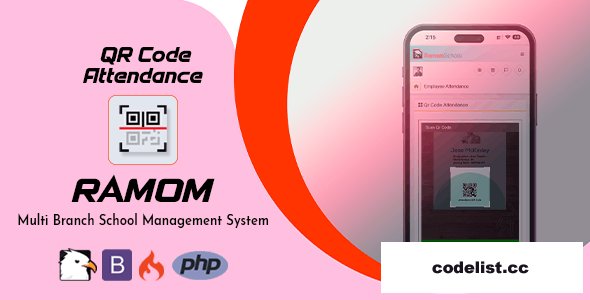 Ramom School QR Code Attendence v2.0