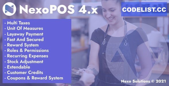 NexoPOS 4.8.19 - POS, CRM &amp; Inventory Manager