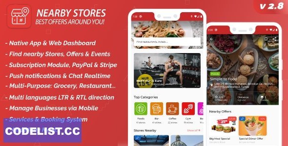 Nearby Stores Android v2.8.0 - Offers, Events, Multi-Purpose, Restaurant, Services &amp; Booking