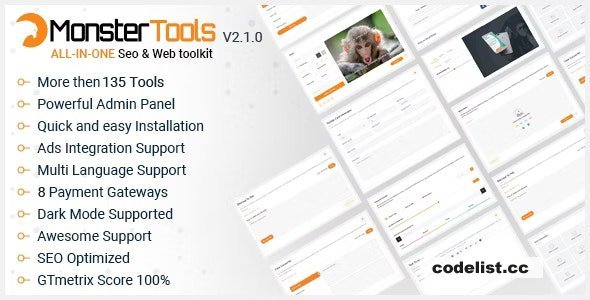MonsterTools v2.1.0 - The All-in-One SEO &amp; Web Toolkit, like a Swiss Army Knife - nulled