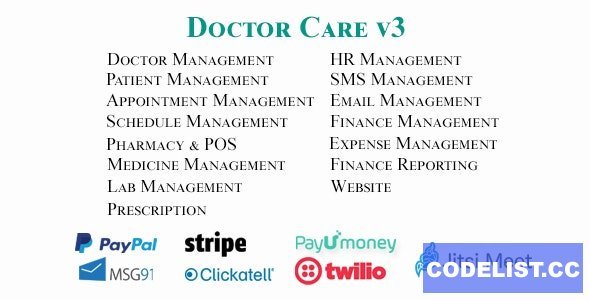 Doctor Care v3 - Diagnostic Center / Doctors Chamber Management System (10 March 21)