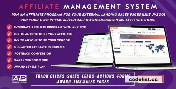 Affiliate Management System v8.0.0.0 - nulled