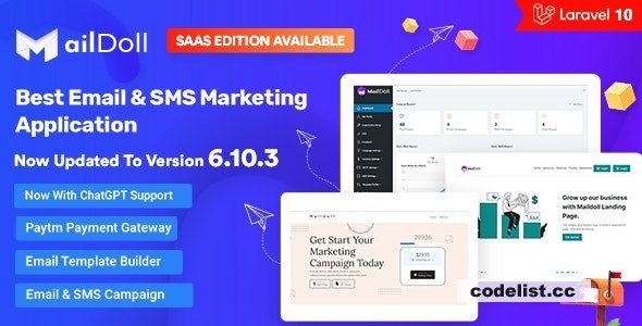 Maildoll v6.11.6 - Email Marketing Application - A SAAS Based Email Marketing Software