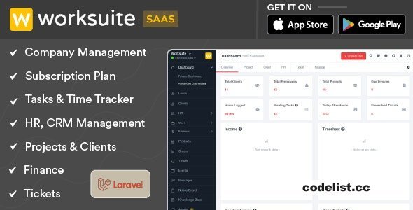 Worksuite Saas v5.3.54 - Project Management System - nulled