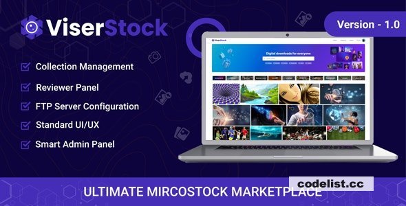 ViserStock v2.0 - Ultimate Microstock Marketplace - nulled