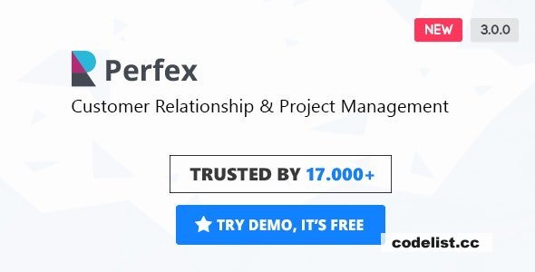 Perfex v3.3.1 - Powerful Open Source CRM