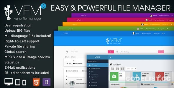 Veno File Manager v3.6.1 - host and share files