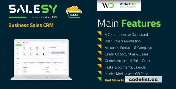 Salesy SaaS v6.1 - Business Sales CRM - nulled