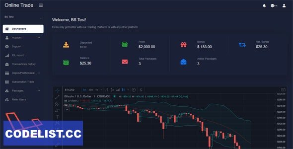 Online Trader - Trading and investment management system (07 April 2021) - nulled