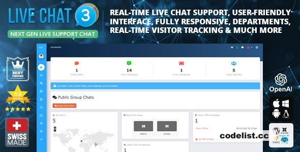 Live Support Chat v5.1.3 - Live Chat 3 - nulled