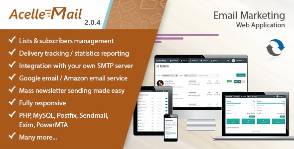 Acelle v2.0.4 - Email Marketing Web Application