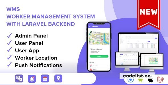 WMS v1.0 - Worker Management System With Laravel &amp; ionic 6 - A Complete App