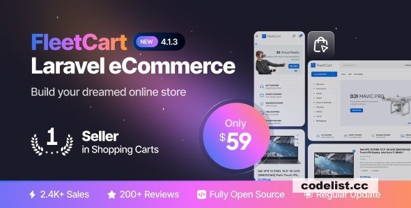 FleetCart v4.7.0 - Laravel Ecommerce CMS - nulled