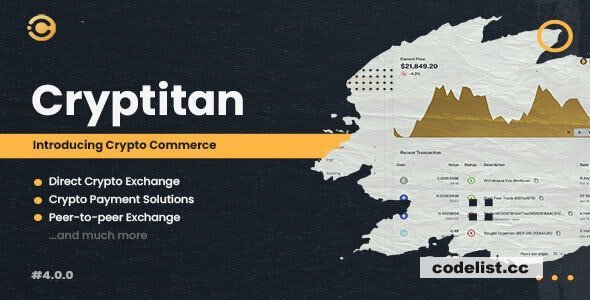 Cryptitan v5.1.1 - Multi-featured Crypto Software &amp; Digital Marketplace