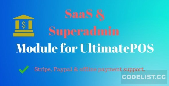 SaaS &amp; Superadmin Module for UltimatePOS v6.2