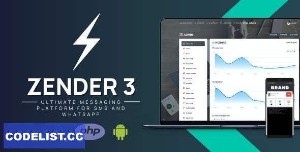 Zender v3.3.3 - Ultimate Messaging Platform for SMS, WhatsApp & use Android Devices as SMS Gateways (SaaS)