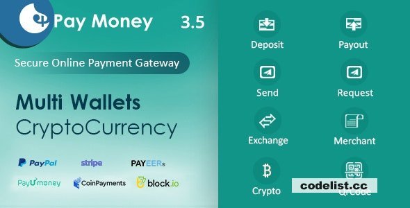 PayMoney v3.9.1 - Secure Online Payment Gateway - nulled