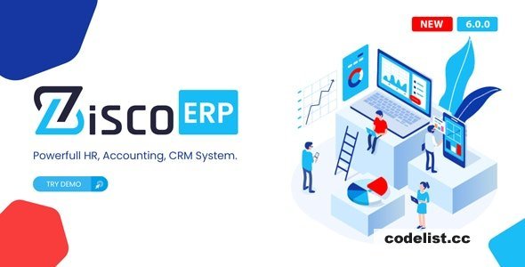 ZiscoERP v6.0.4 - Powerful HR, Accounting, CRM System - nulled