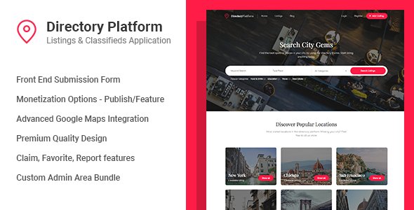 Directory Platform v1.0.8 - Listings & Classifieds