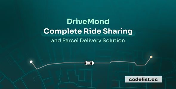 DriveMond v1.7 - Ride Sharing &amp; Parcel Delivery Solution Scripts - nulled