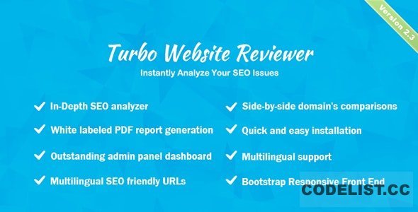 Turbo Website Reviewer v3.0 - In-depth SEO Analysis Tool - nulled