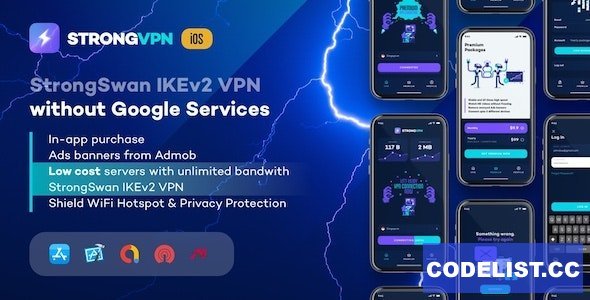 StrongVPN v1.1.0 - StrongSwan IKEv2 VPN stable &amp; free VPN proxy for iOS