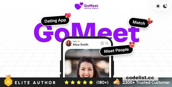 GoMeet v1.4 - Complete Social Dating Mobile App