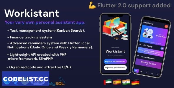 Workistant - Your very own personal assistant app.