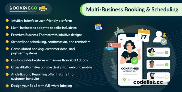 BookingGo SaaS v4.6 - Multi Business Appointment Booking and Scheduling - nulled