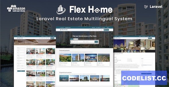 Flex Home v2.40.0 - Laravel Real Estate Multilingual System - nulled