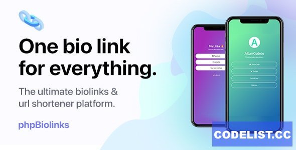 BioLinks v12.0.0 - Instagram & TikTok Bio Links & URL Shortener (SAAS Ready) - nulled