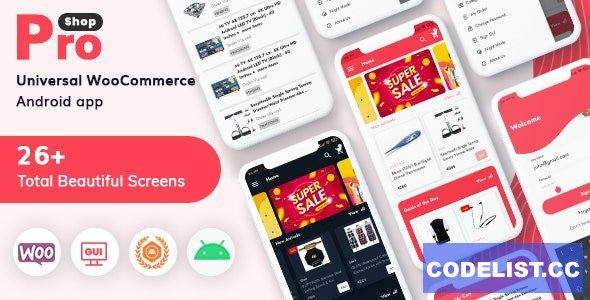 ProShop v13.0 - Multipurpose E-commerce Android Full Mobile App + kotlin