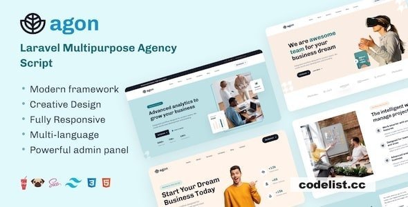 Agon v1.8.0 - Laravel Multipurpose Agency Script - nulled