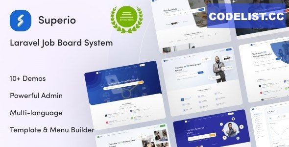 Superio v1.3.0 - Laravel Job Board System