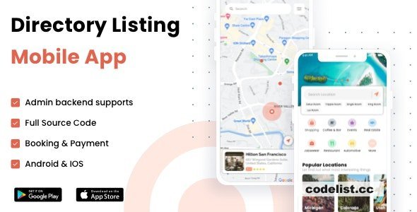 Listar FluxPro v1.2.9 - Flutter mobile directory listing &amp; booking - Wordpress Backend
