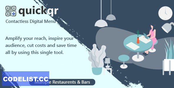 QuickQR v5.1 - Saas - Contactless Restaurant QR Menu Maker