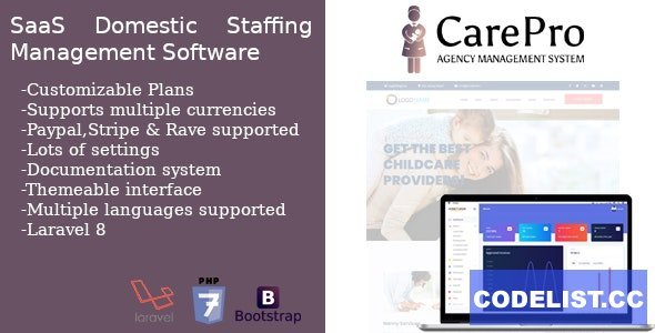 CarePro - SaaS Domestic Staffing Agency Management System (14 May 2021)