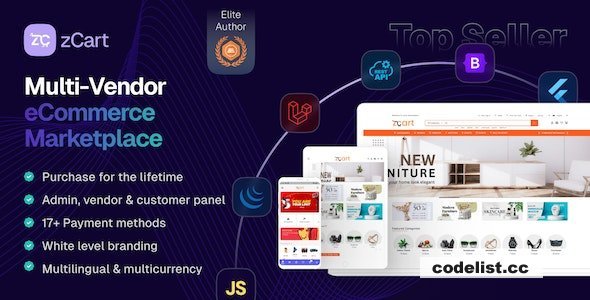 zCart v2.16.0 - Multi-Vendor eCommerce Marketplace - nulled