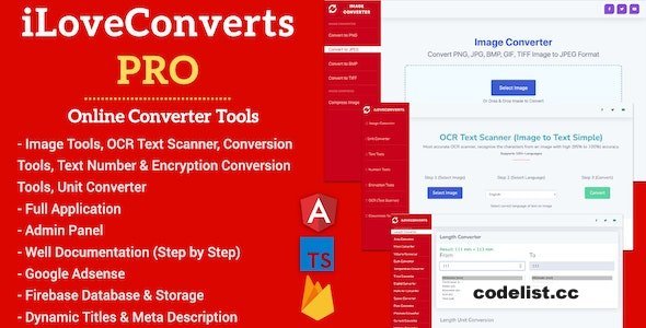 [All in One] iLoveConverts PRO - Online Converter Tools Full Production Ready App with Admin Panel - 7 January 2023